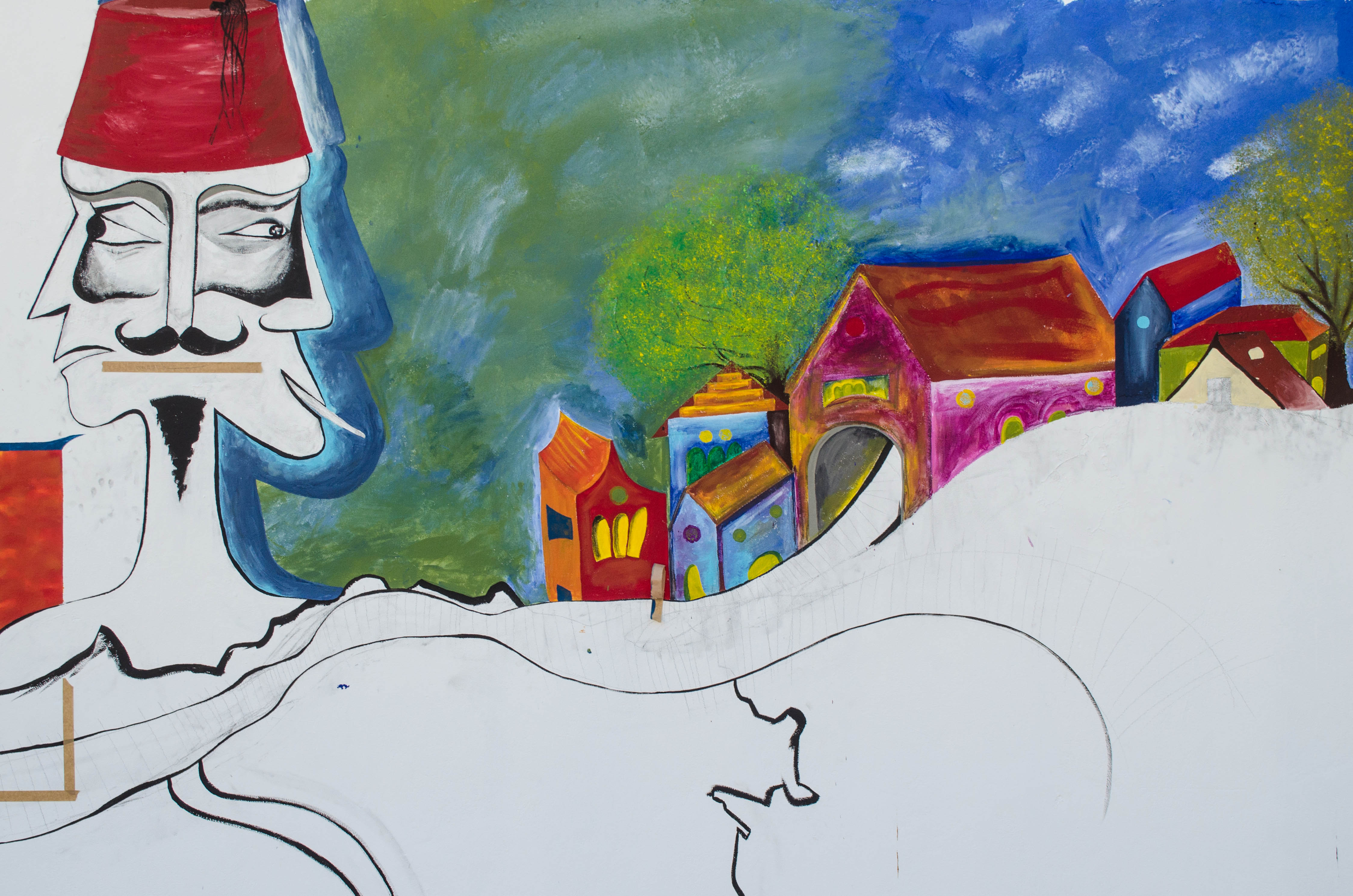 Waiting for the Train Exhibition Mar Mikhael