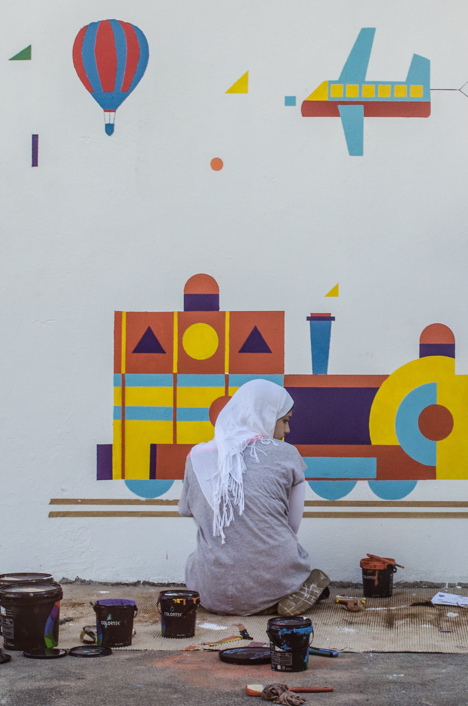 Waiting for the Train Exhibition Mar Mikhael