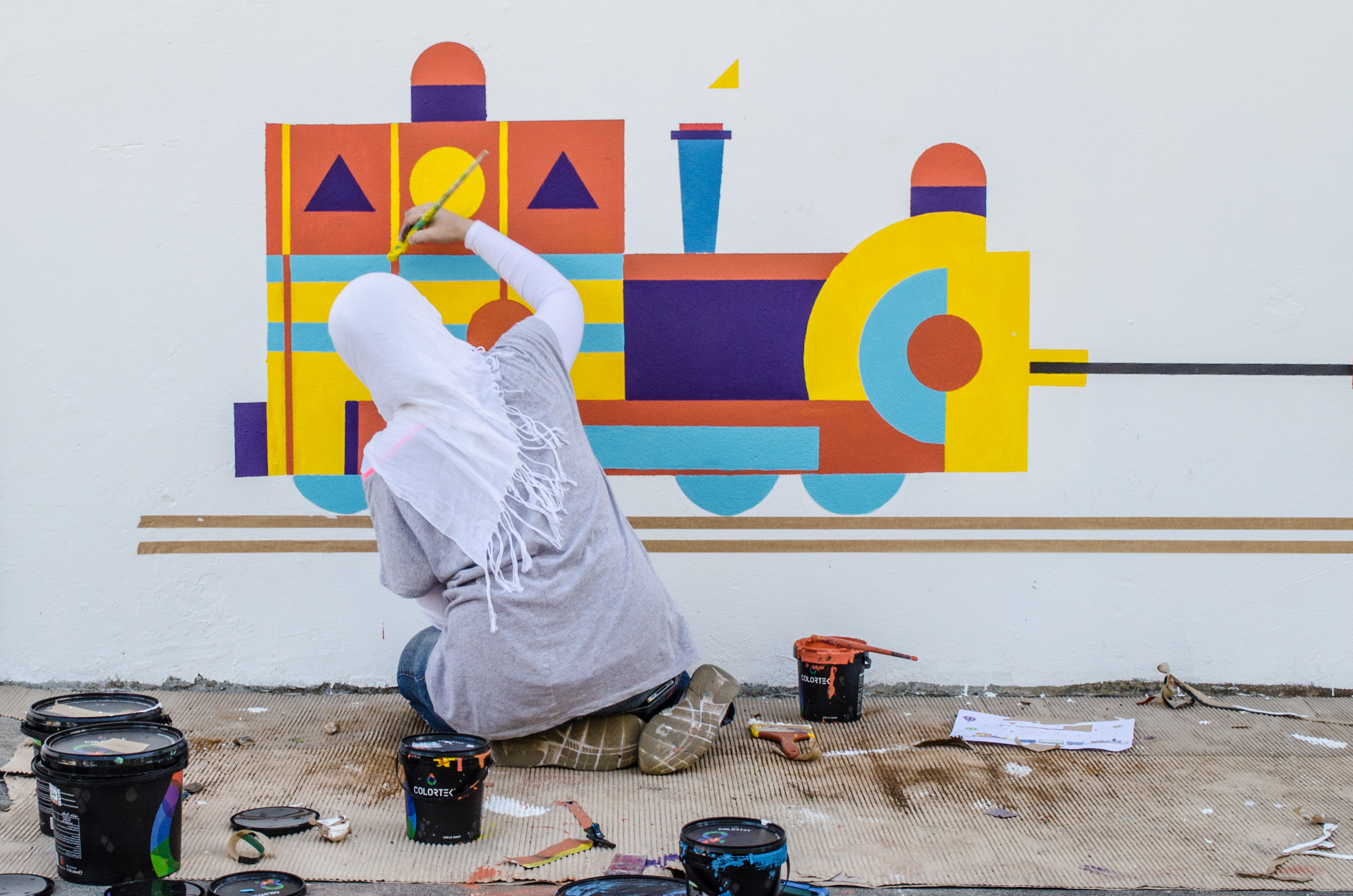 Waiting for the Train Exhibition Mar Mikhael