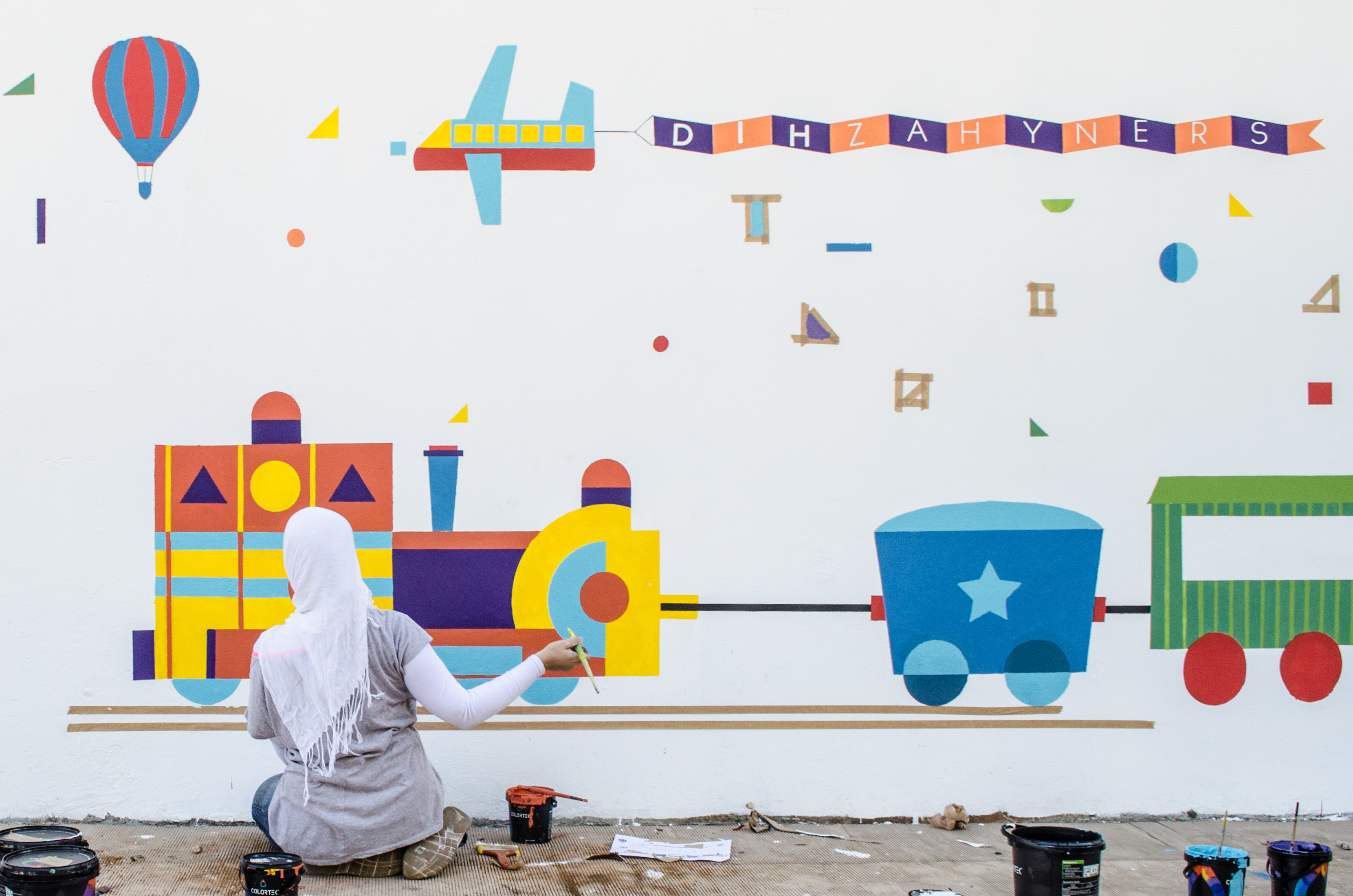 Waiting for the Train Exhibition Mar Mikhael