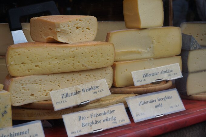 Cheese and more cheese in Vienna!
