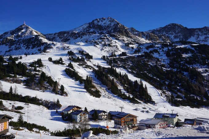Beautiful Austrian village in Obertauern