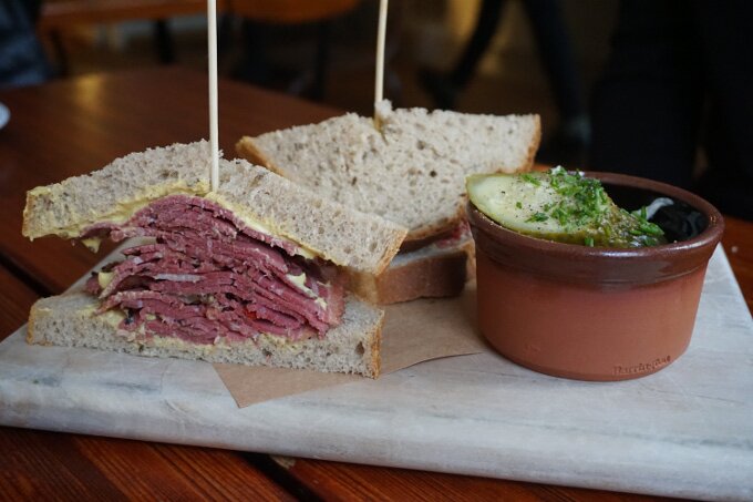 Reuben pastrami sandwich from Mogg in Berlin, the best!