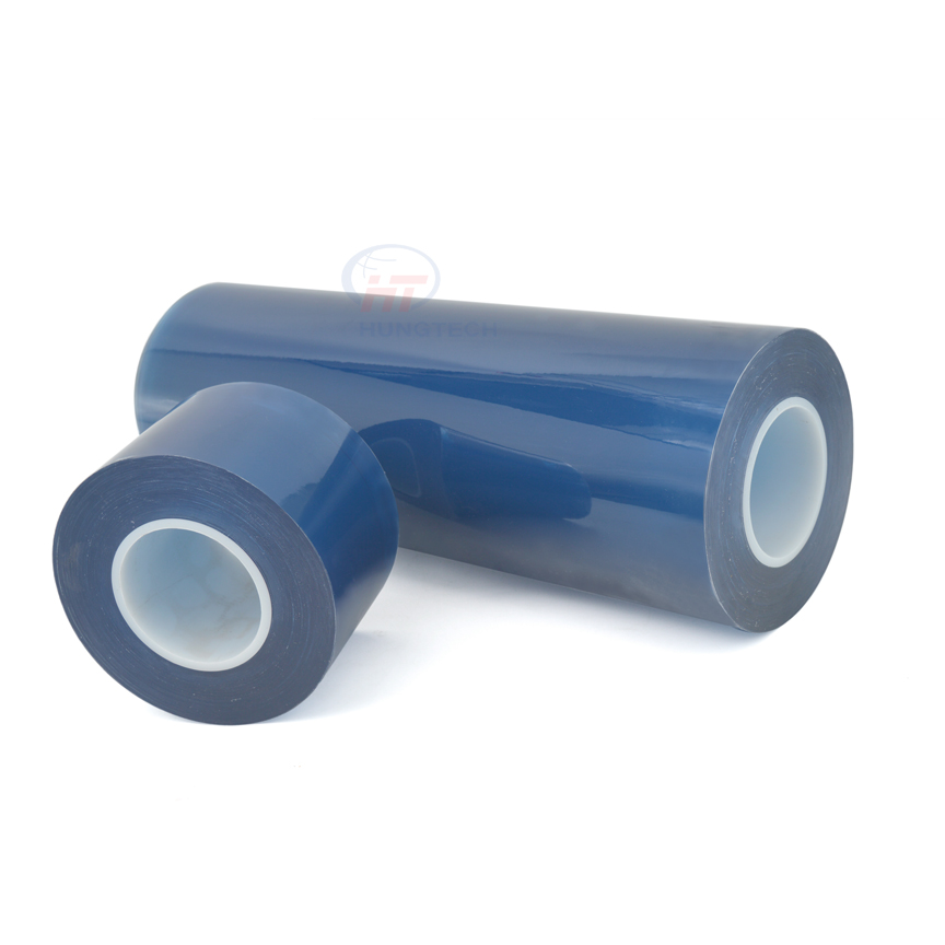 Màng PVC tĩnh điện màu xanh trong suốt - PVC010RBL (dày 0.10mm)