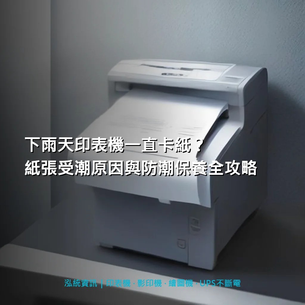 下雨天印表機一直卡紙？紙張受潮原因與防潮保養全攻略