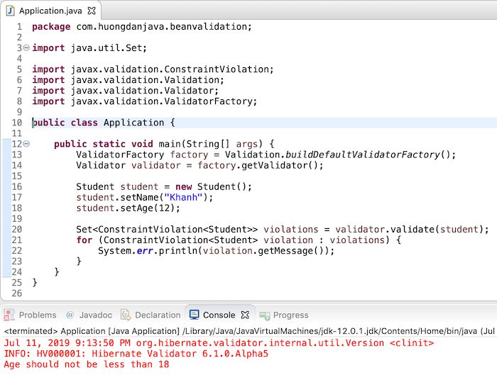 Introduction About Bean Validation In Java Huong Dan Java - Premium Gradient Pattern Gallery - 4K