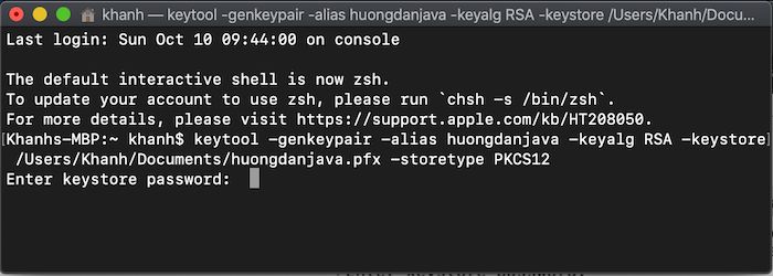 Generate Keystore With Pkcs12 Format Using Keytool Of Java Huong Dan Java - Nature Designs - Incredible Retina Collection