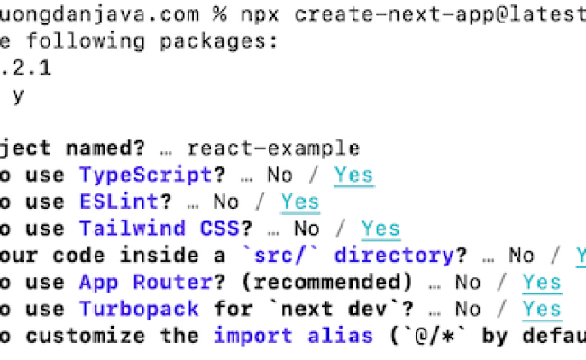 Create New React Project With Next.js Framework Using Node Package ...
