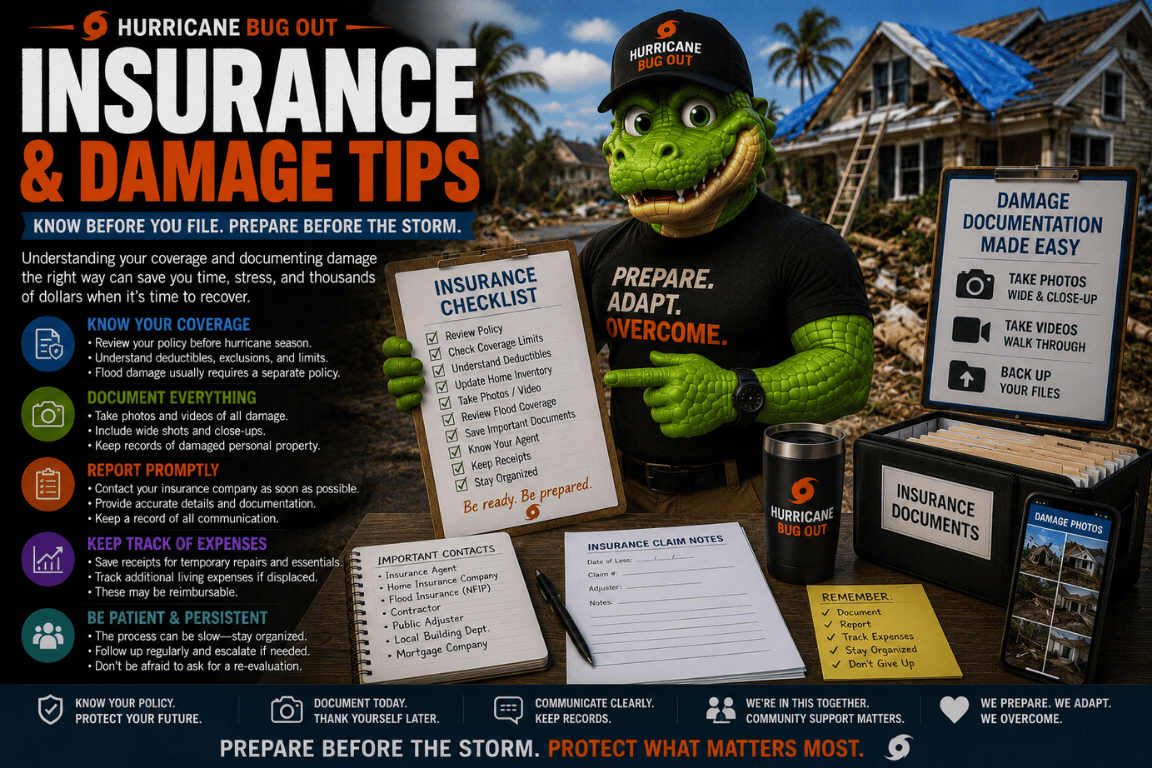 Insurance & Damage Tips