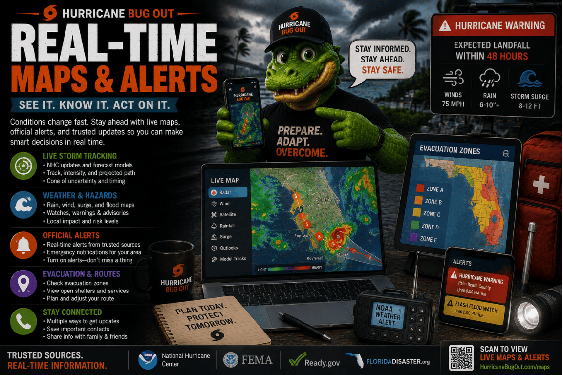 Real-Time Maps & Alerts