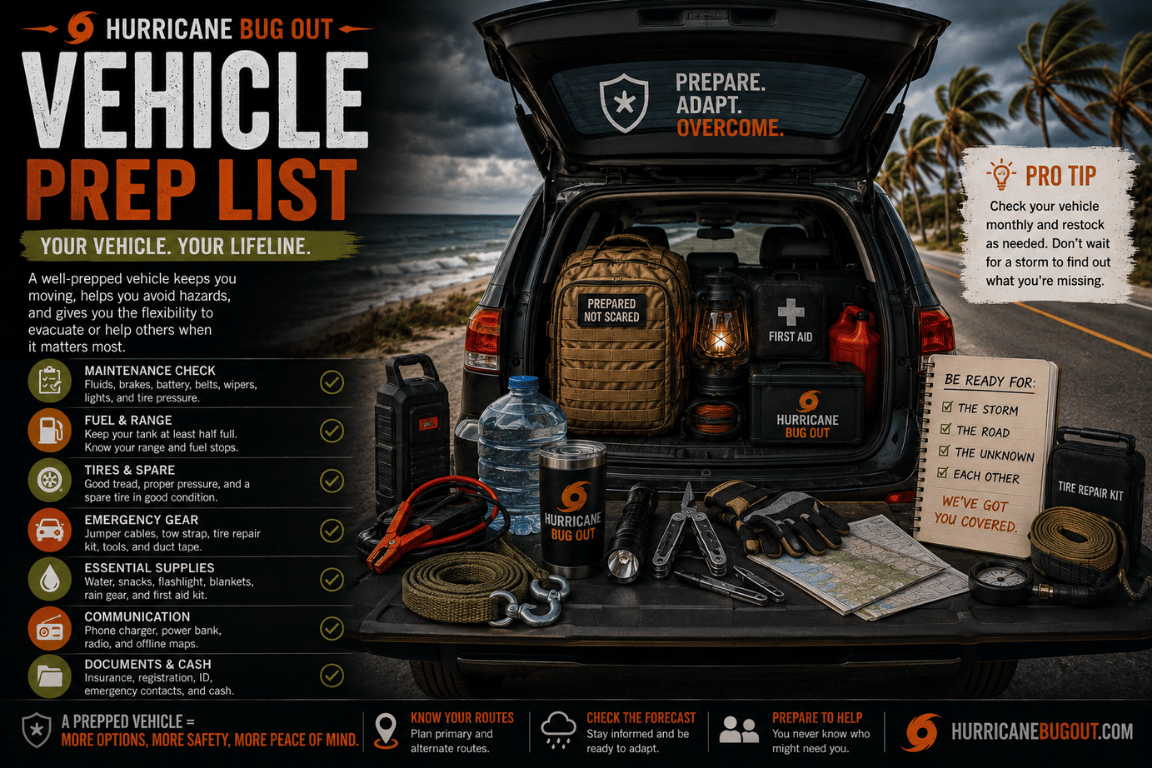 Vehicle Prep List