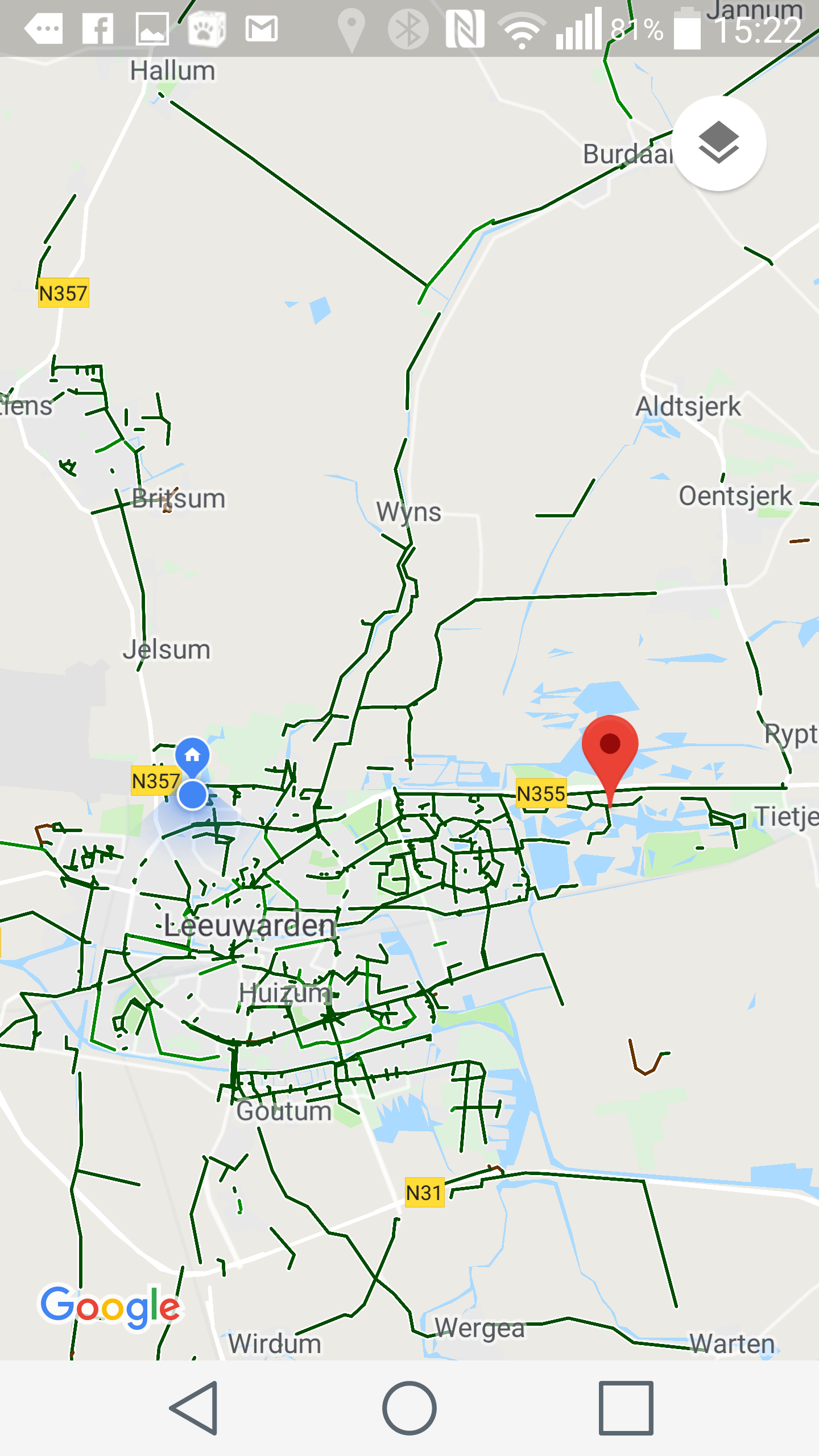 Website losloopgebied Google maps 2