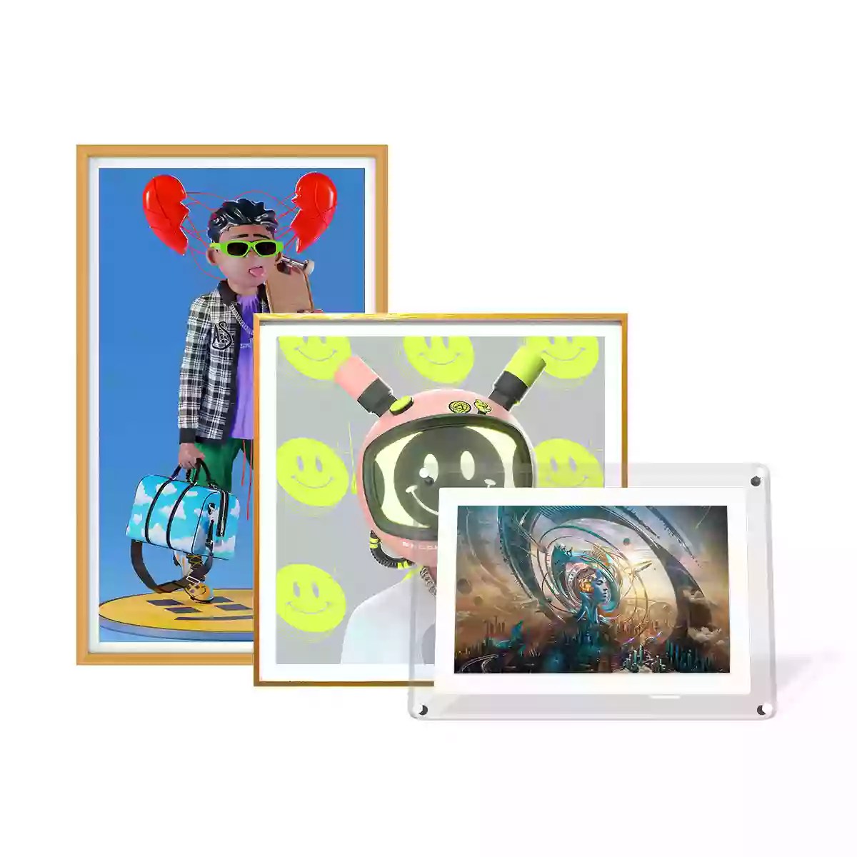 HUSHIDA NFT Token Frame - Link To Your Opensea&Metamask Now! - HUSHIDA