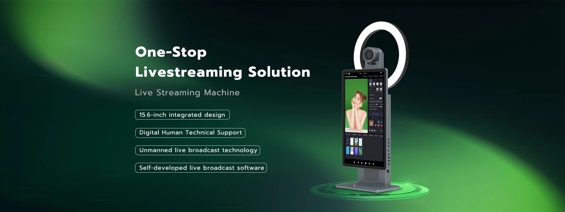 All In One Livestreaming Screen Display