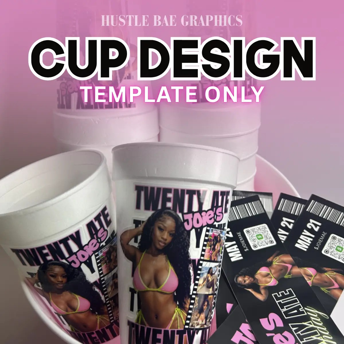 Cup Template - Twenty-Ate