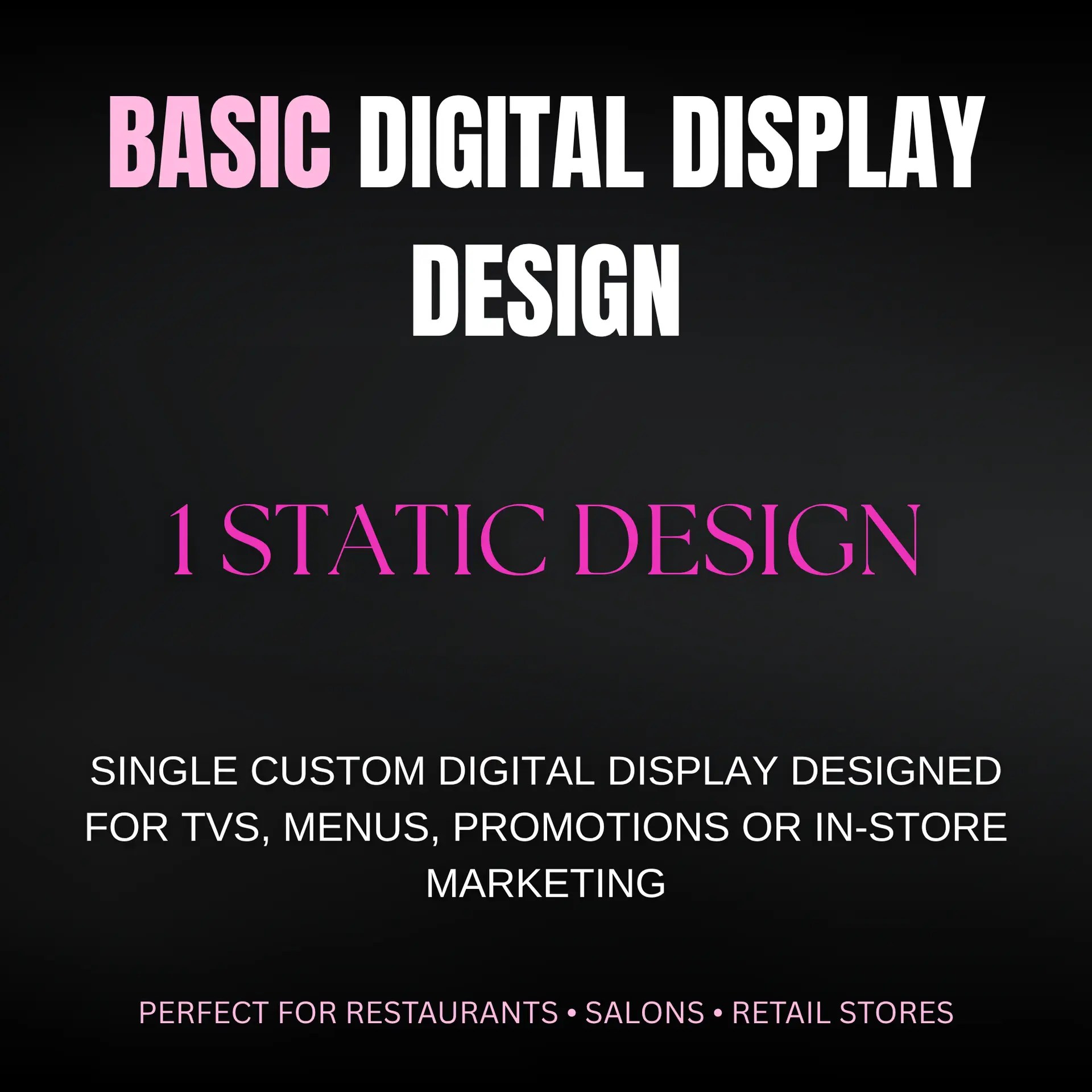 Basic Digital Display Design