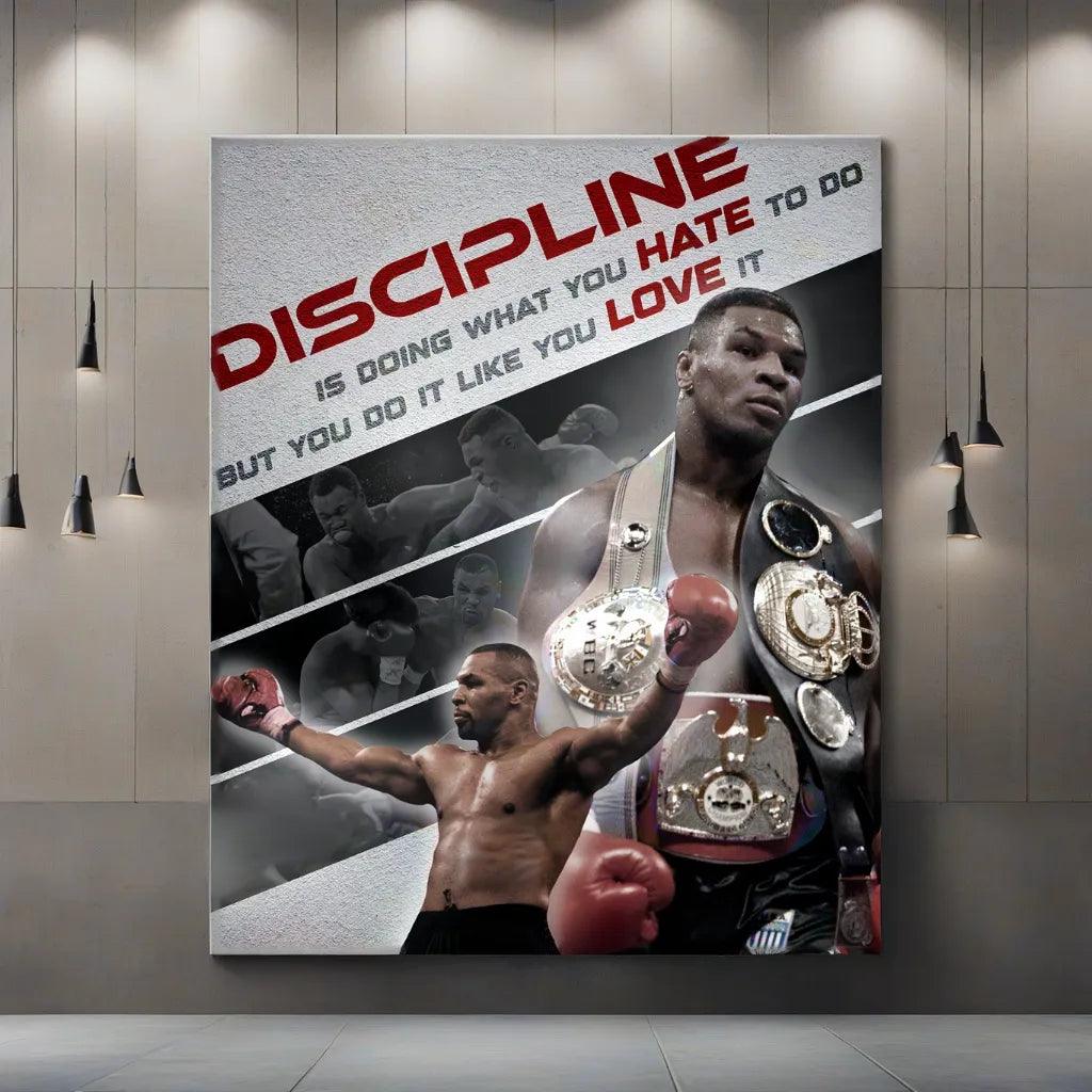 Discipline I Mike Tyson Poster