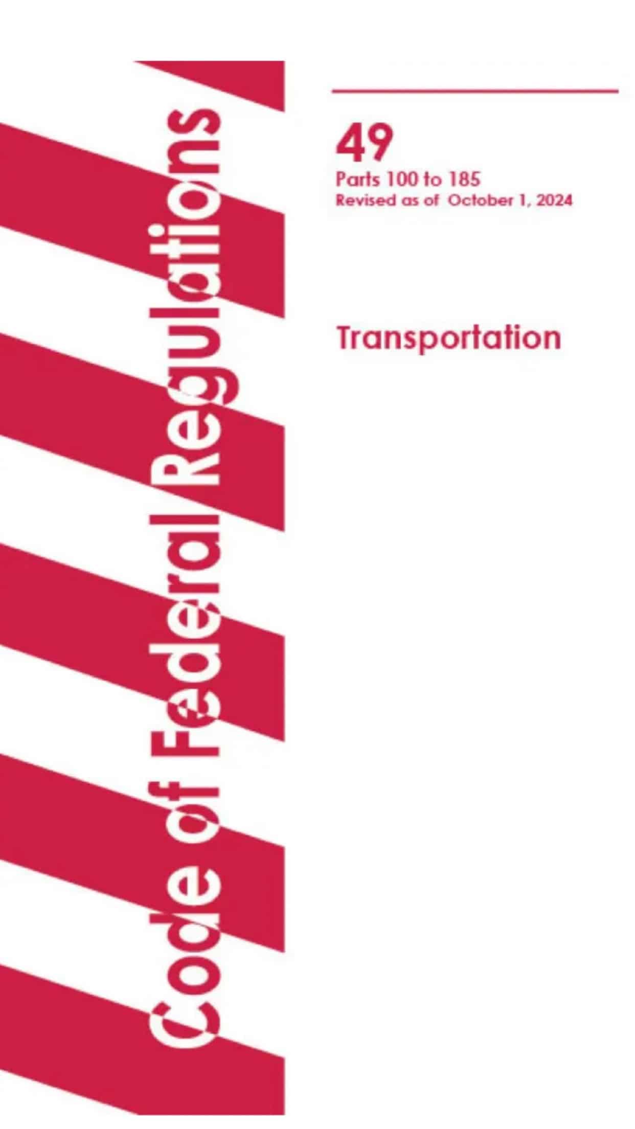 393 185 Title 49 Code Of Federal Regulations