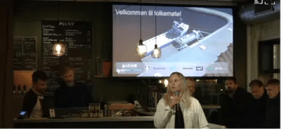HYEX Safety at public meeting about first ammonia fuel bunkering terminal