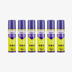PERISAFE Zero Touch Multipurpose Sanitizing Disinfectant Spray- 50 ML (Pack of 6)
