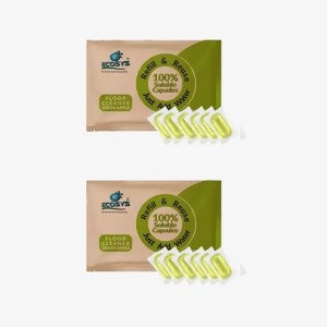 Ecosys Floor Cleaner Capsule || Pack of 2 Pouch || Eco friendly, Health friendly