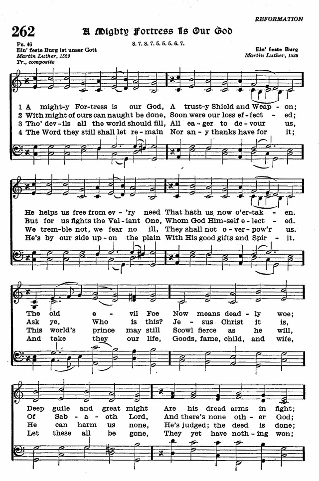 Almost everything we use runs on direct current, so why are our houses still wired for alternating current? The Lutheran Hymnal page 444 | Hymnary.org