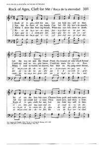 Sheet music arranged for piano/vocal/chords, and singer pro in g# minor . Rock Of Ages Cleft For Me Hymnary Org