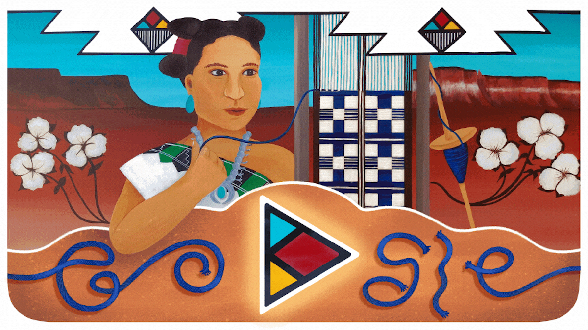 Google Doodle Celebrates Late We:wa, Zuni Two-Spirit Weaver