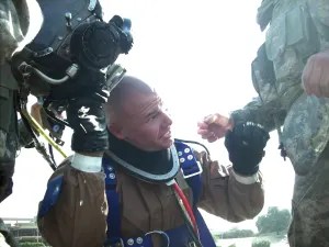 Chris during his Army diving career