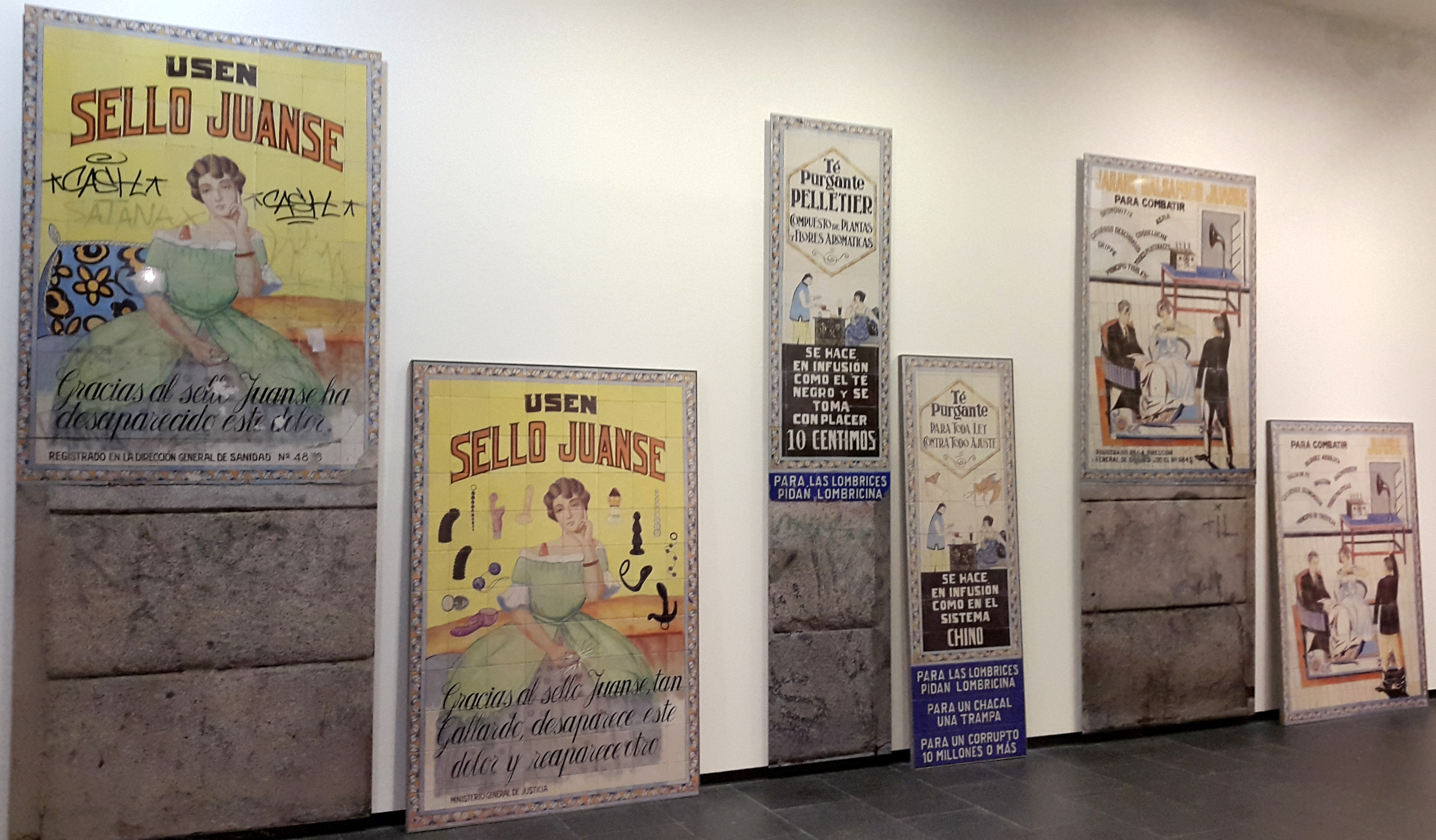 Carlos Garaicoa, Serie Cerámicas porno-indignadas, 2014