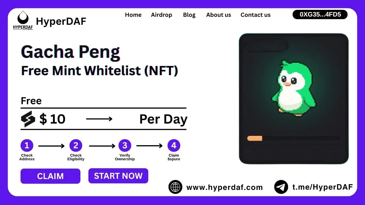 Gacha Peng Free Mint Whitelist