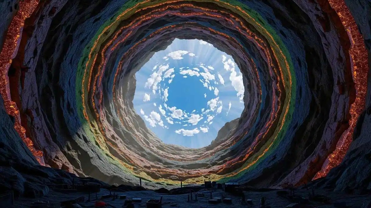 a Hole Straight Through the Earth