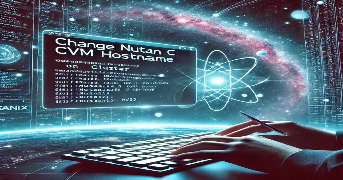 Change Nutanix CVM Hostname, Display name in PRISM - HyperHCI.com