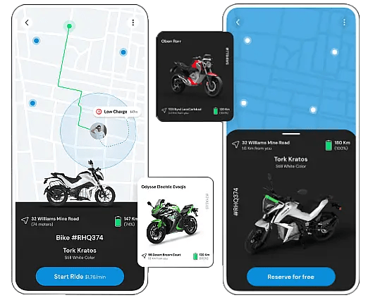 Ebike Smart App Connectm Mobility - Geometric Patterns - Premium Retina Collection