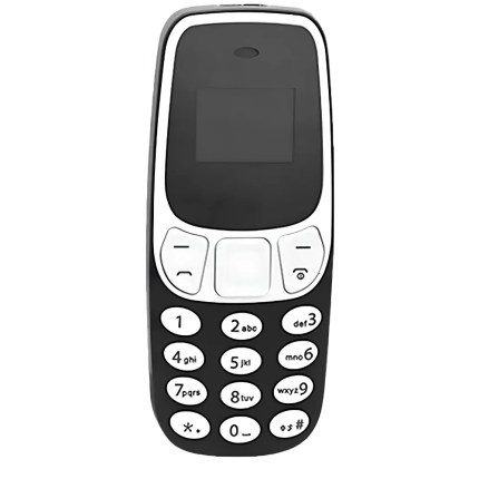 ## Frequently Asked Questions ### What is this Mini Phone? This is an ultra-compact keypad mobile phone designed for calling, basic mobile functions, backup use and portability. It features Dual SIM, PTA approval, Memory Card support and Type-C charging. ### Does the Mini Phone support Dual SIM? Yes. The Mini Phone supports Dual SIM, allowing two compatible SIM cards to be used in the device. ### Is the Mini Phone PTA Approved? Yes. This model is listed as Official PTA Approved, making it suitable for use with compatible Pakistani mobile networks. ### Does the Mini Phone support a Memory Card? Yes. The Mini Phone supports a Memory Card for additional compatible storage. ### Does the Mini Phone have Type-C charging? Yes. The Mini Phone uses a Type-C charging port. ### What is the display size of the Mini Phone? The Mini Phone has a 0.66-inch display. ### Does the Mini Phone have auto call recording? Yes. The Mini Phone includes an Auto Call Recording feature. ### Does the Mini Phone have a voice changer? Yes. The Mini Phone includes a Voice Changer feature. ### Is this Mini Phone an Android phone? No. It is a compact keypad feature phone rather than an Android smartphone. ### Can the Mini Phone be used as a backup phone? Yes. Its compact size, Dual SIM support and calling functionality make it suitable as a secondary or backup mobile. ### Is this Mini Phone easy to carry? Yes. The phone has an ultra-compact, finger-size design that makes it easy to carry in a pocket or small bag. ### Who should buy this Mini Phone? It can be suitable for customers looking for a tiny keypad phone, Dual SIM backup mobile, compact travel phone, PTA-approved mini phone or small phone with Memory Card and Type-C charging.