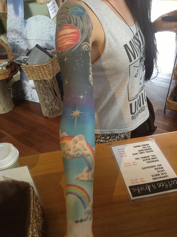Braço fechado de tatuagem planetas 20 Fotos Desenhos De Tatuagens De Planetas Significados