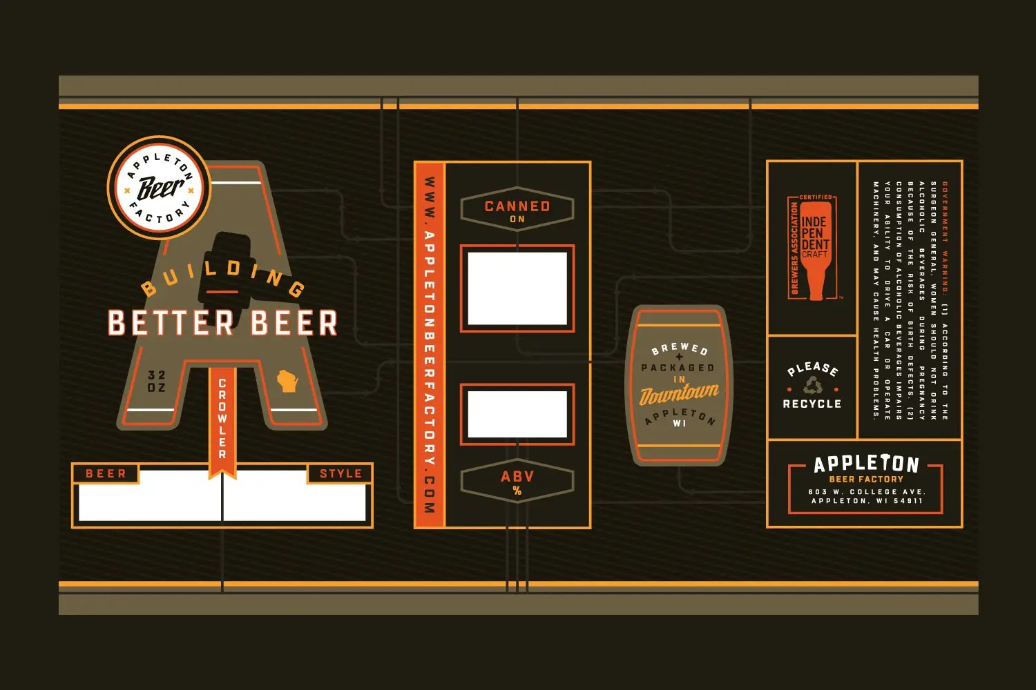 Appleton Beer Factory - Building Better Beer design