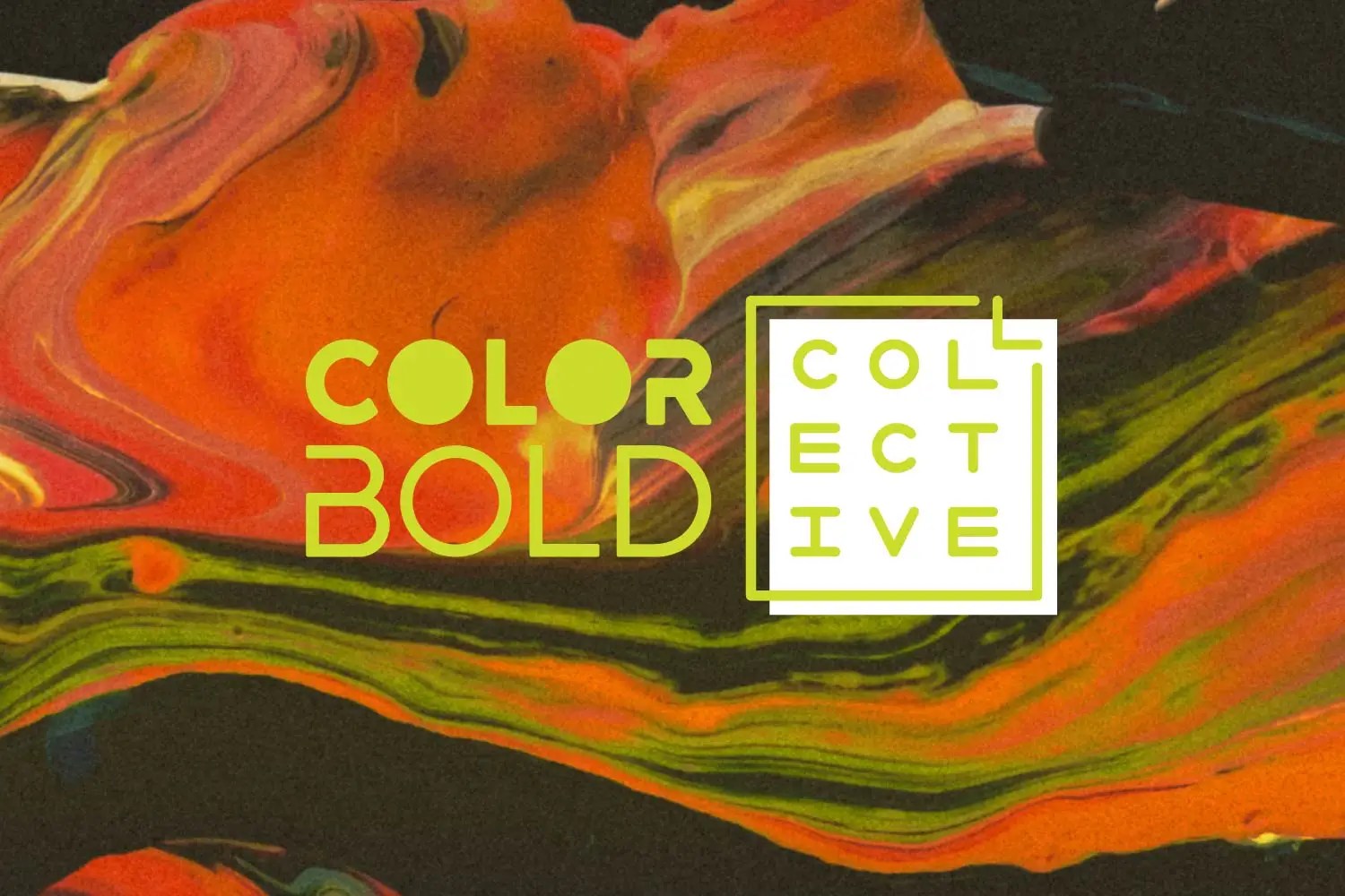 Colorbold-Logo-2 Color Bold Collective logo with orange, black, and green background