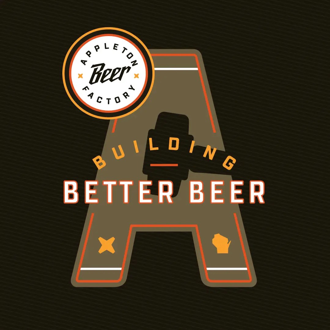 Creative logo design for Appleton Beer Factory.