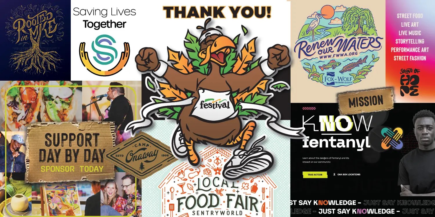 Creative Collage of Community Branding Work from Hype Visual