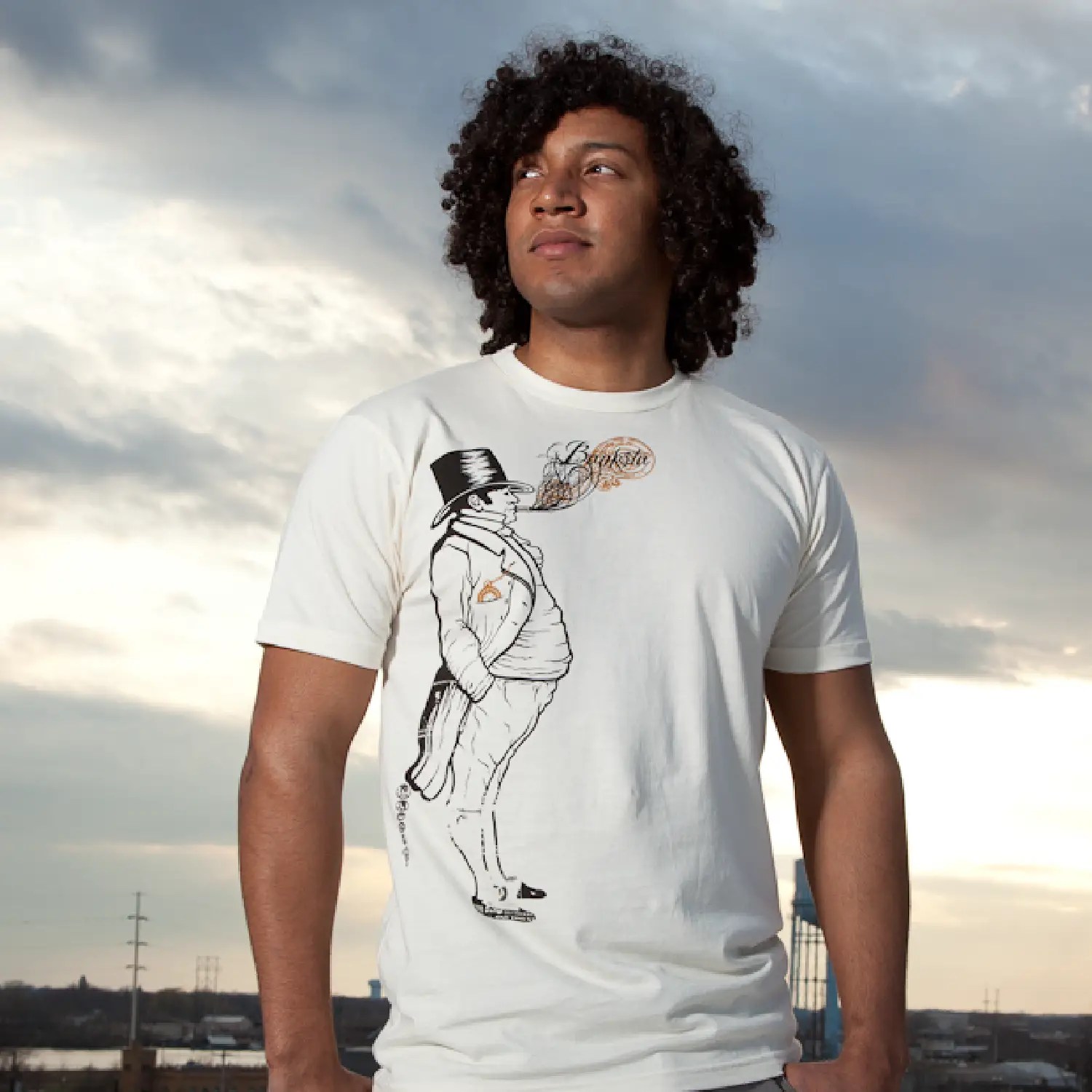 Banksta shirt design by for Progress Label clothing