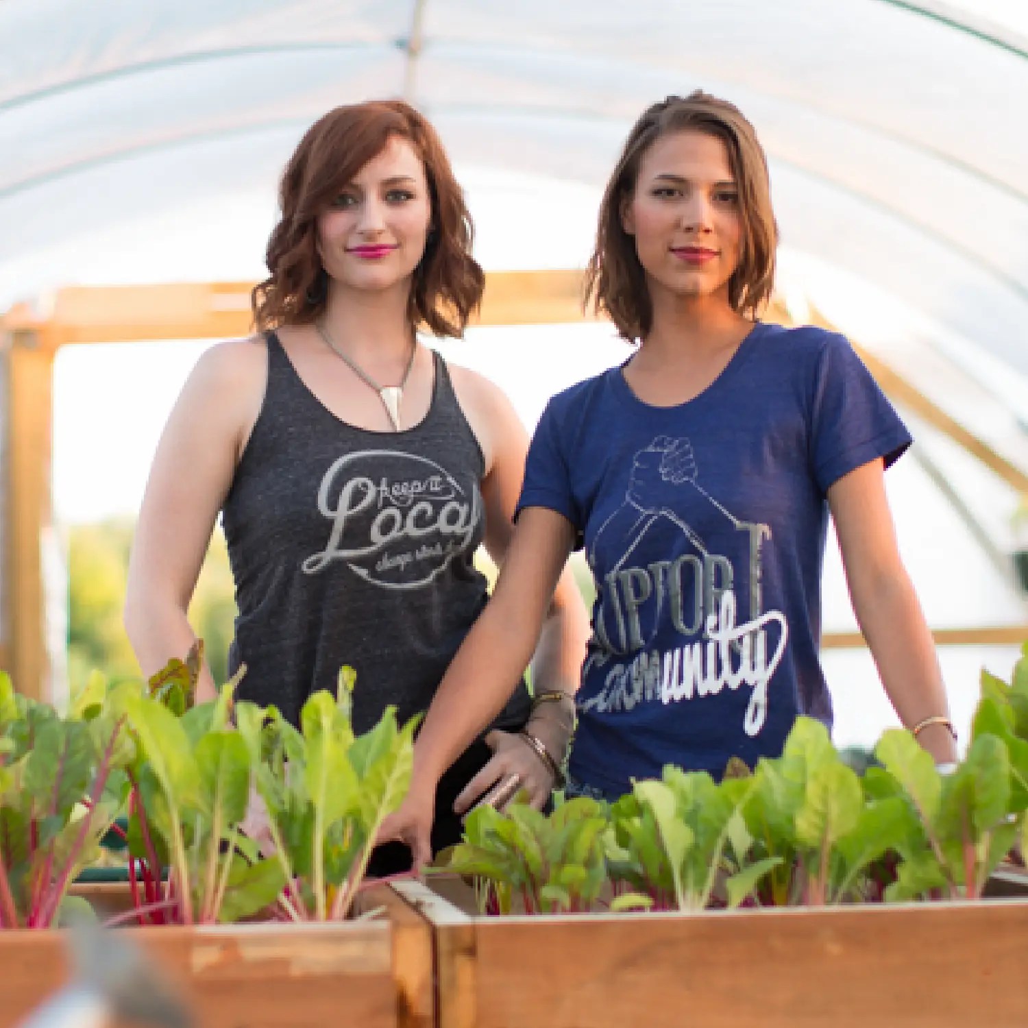 Keep it Local & Support Community clothing designs