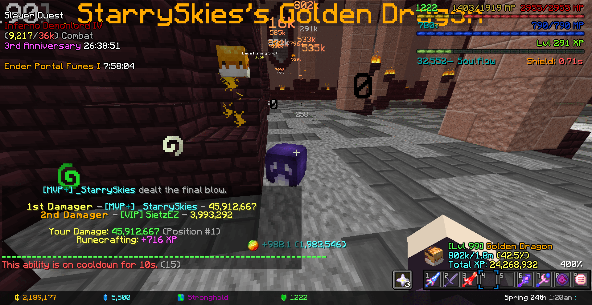 They changed the bladesoul soul??? | Hypixel Forums