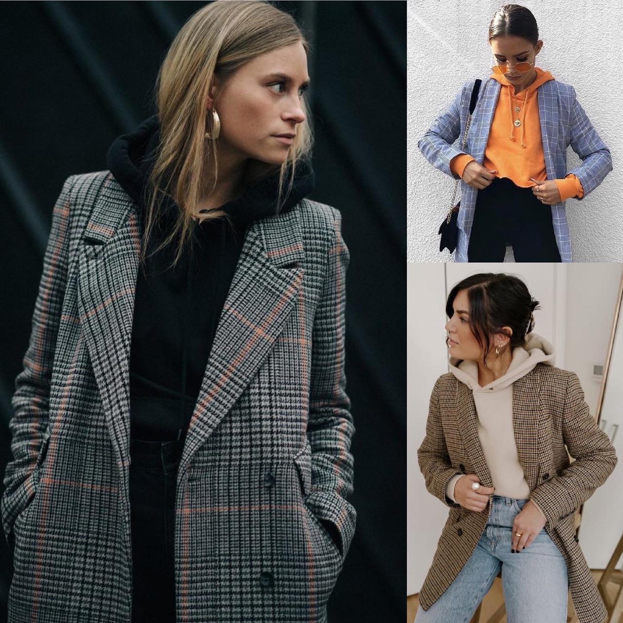 blazer with a moletom com capuz