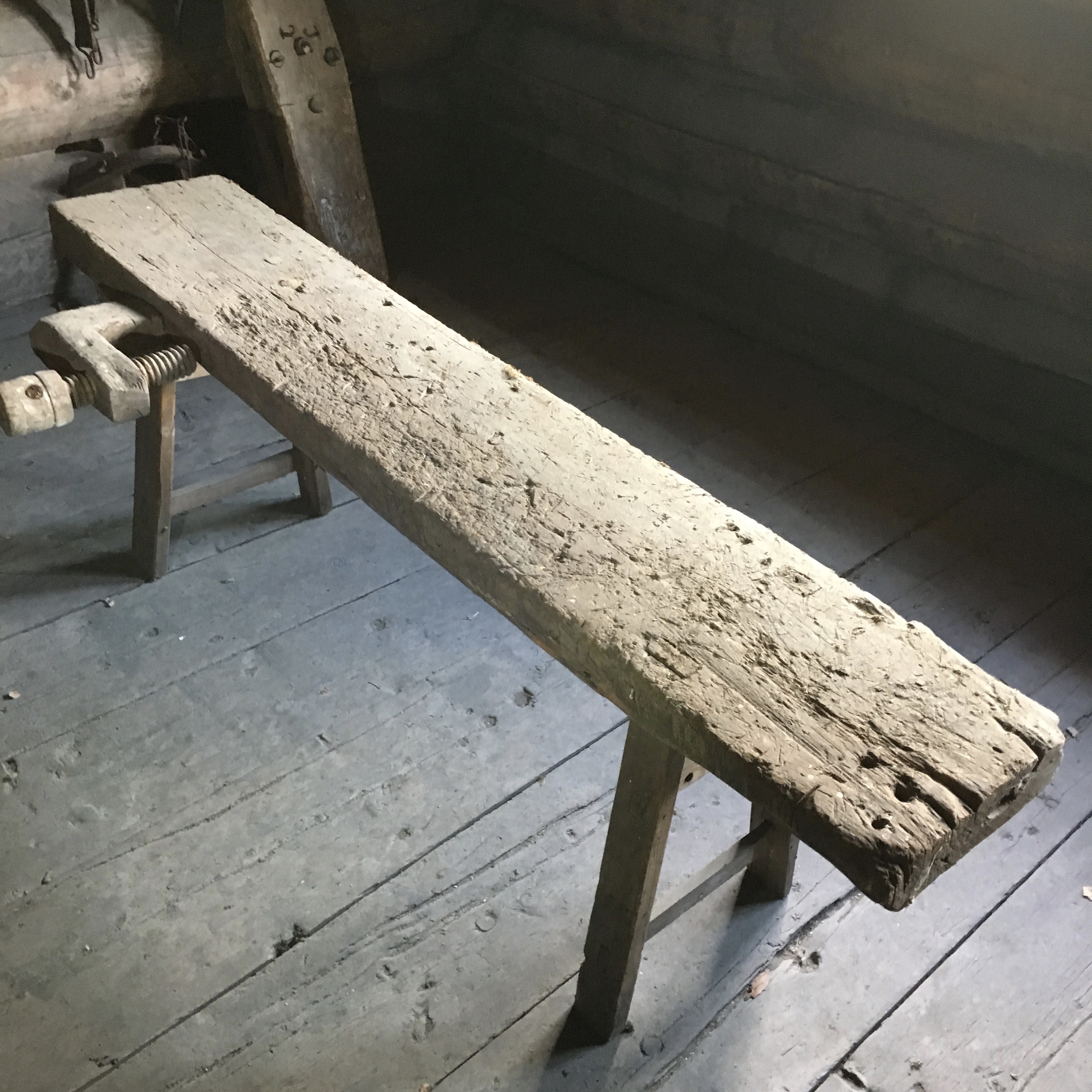 Høvelbenken. Foto: Roald Renmælmo