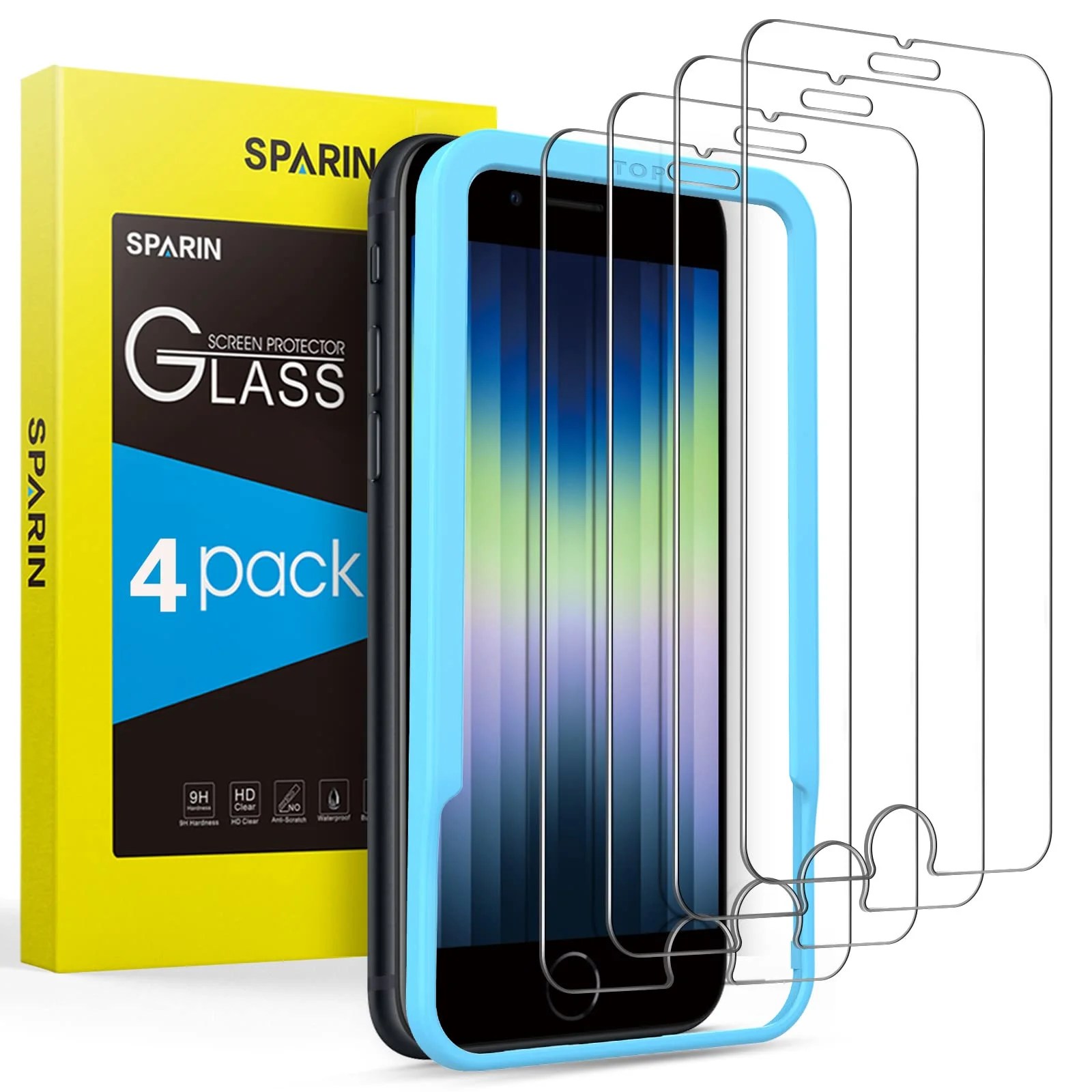 iPhone SE 2022/2020 / iPhone 8/7 (4,7 colio) apsauginis stiklas 59x129mm 1vnt A