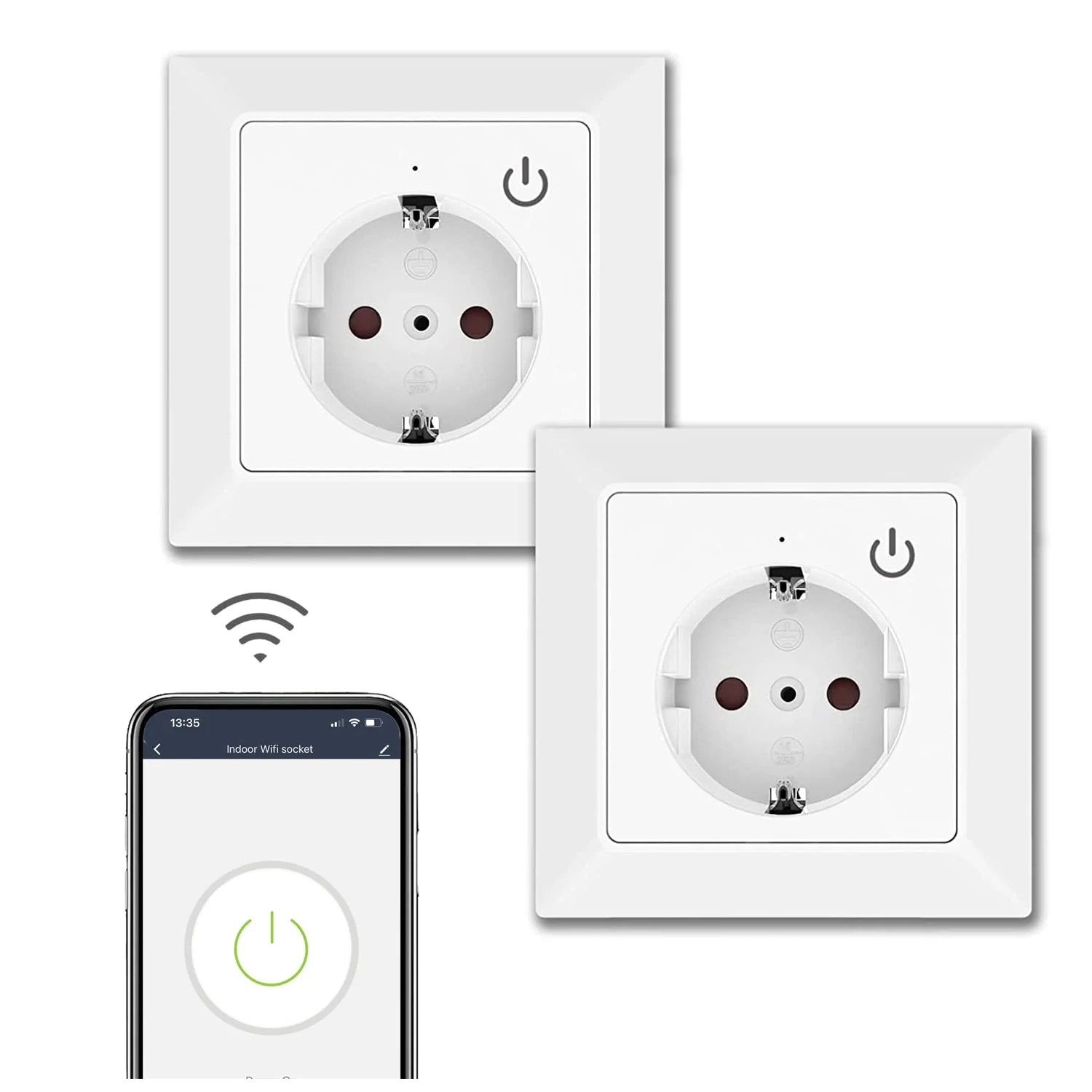 Išmanus elektros lizdas 1vnt A