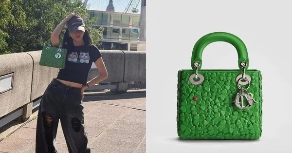 2026 Dior 新包推薦:Lady Dior 迷你包附背帶,NT$350,000(Jisoo同款)