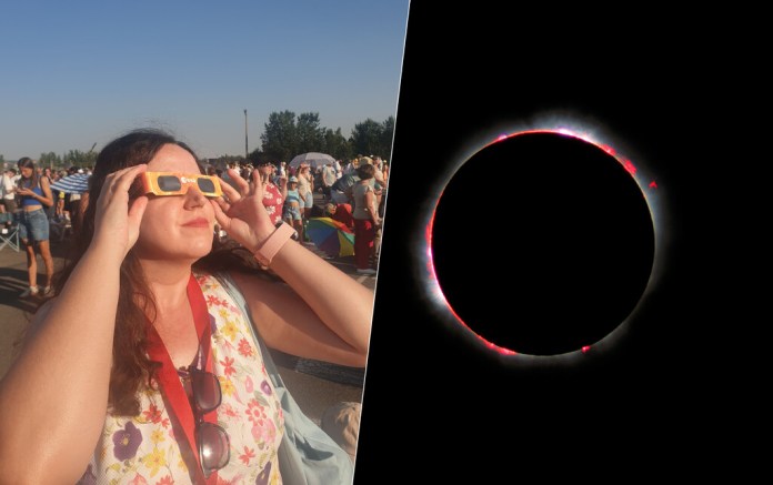 Vi el eclipse solar desde León en el evento oficial de la ESA: fue una de las experiencias más alucinantes de mi vida 