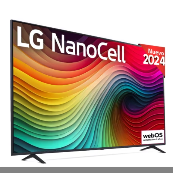 TV LED NanoCell 189cm (75") LG 75NANO81T6A 4K con Smart TV WebOS24
